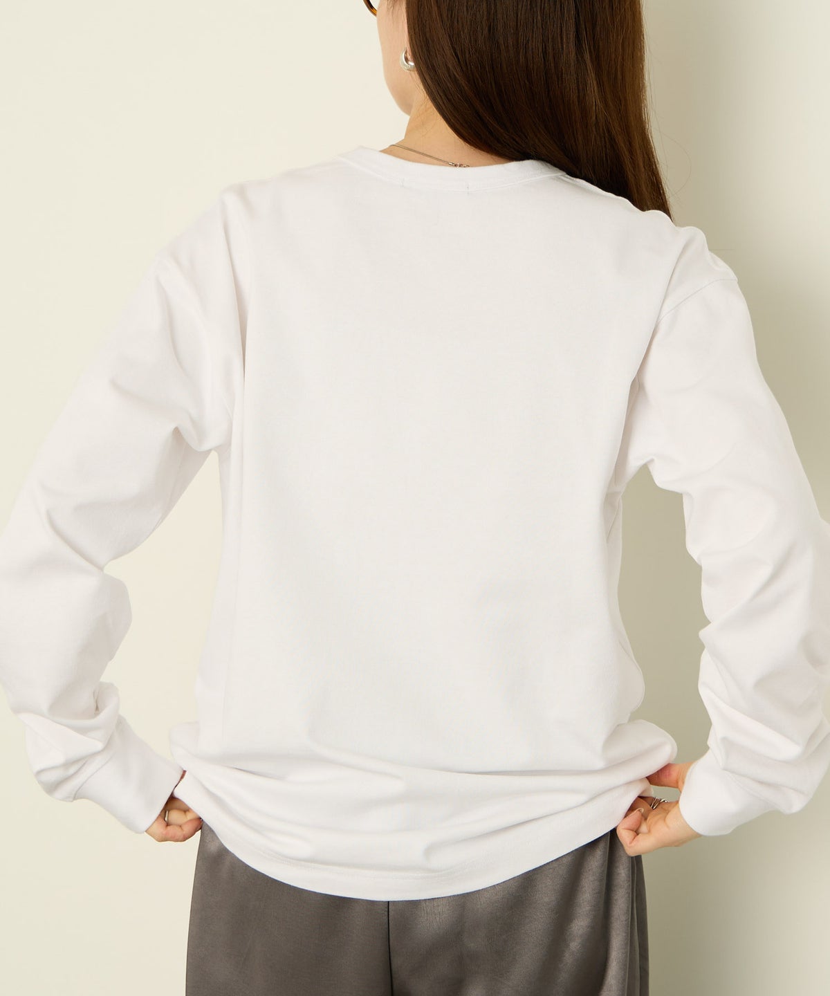 nAvy リラックスフィット ヘビーウェイト長袖Tシャツ レディース メール便 対応商品