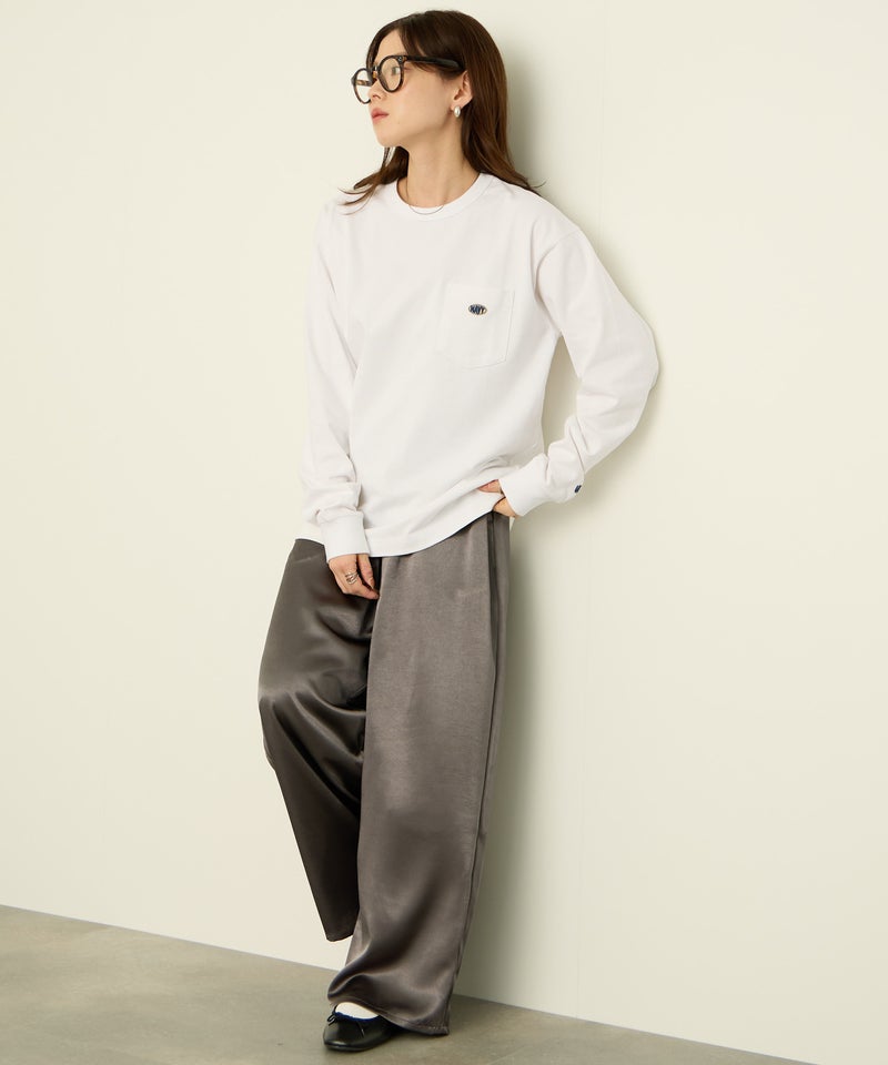 nAvy  リラックスフィット ヘビーウェイト長袖Tシャツ レディース メール便 対応商品商品画像-9