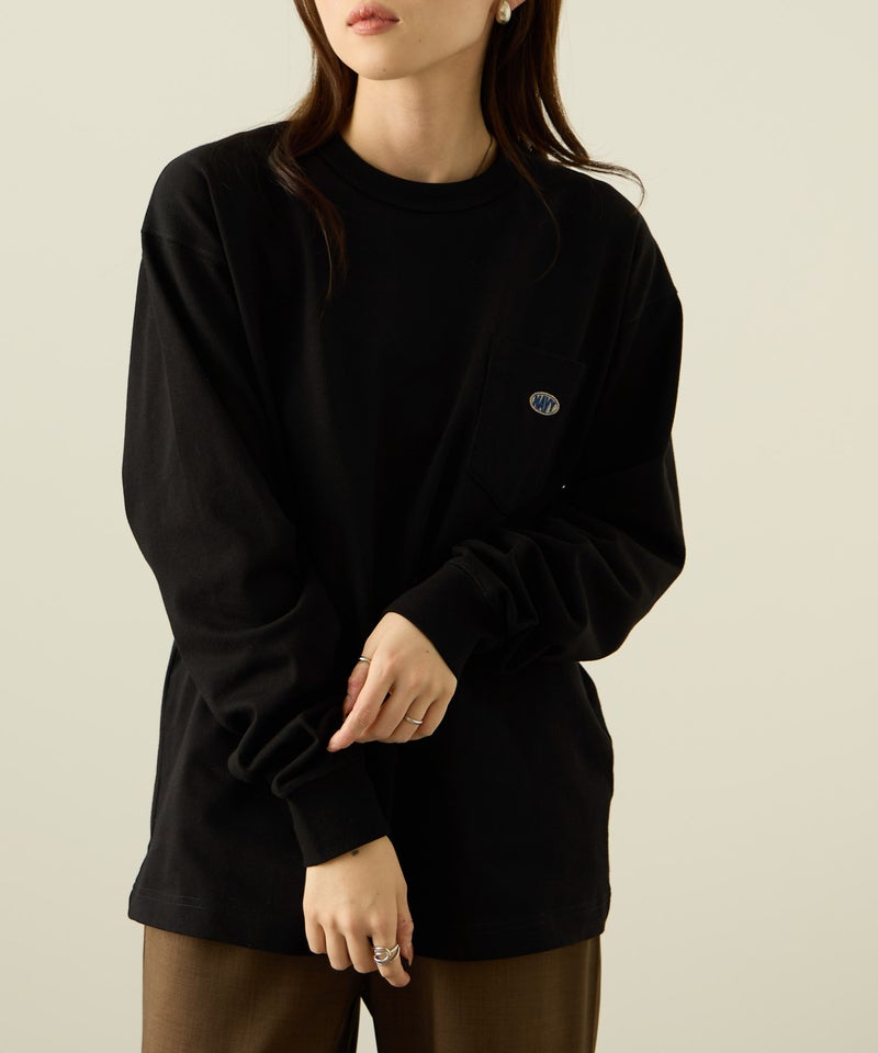 nAvy リラックスフィット ヘビーウェイト長袖Tシャツ レディース メール便 対応商品商品画像-12