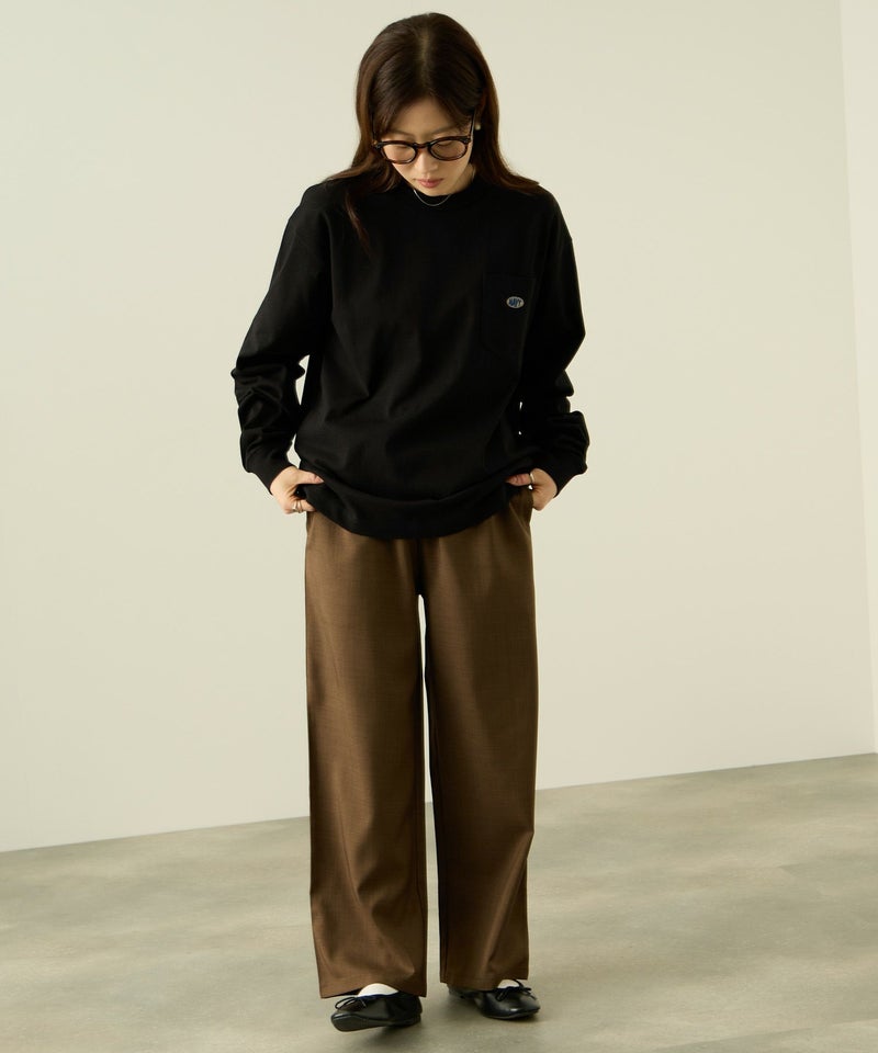 nAvy リラックスフィット ヘビーウェイト長袖Tシャツ レディース メール便 対応商品商品画像-13