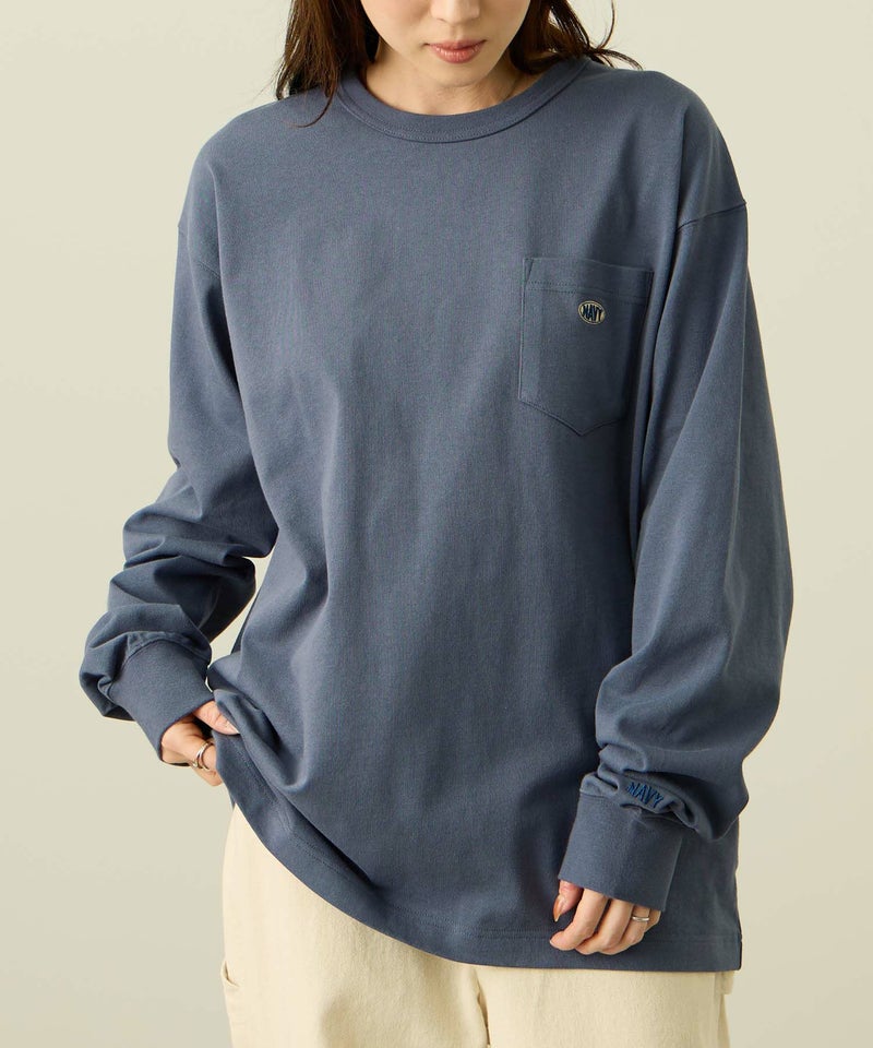 nAvy リラックスフィット ヘビーウェイト長袖Tシャツ レディース メール便 対応商品商品画像-15