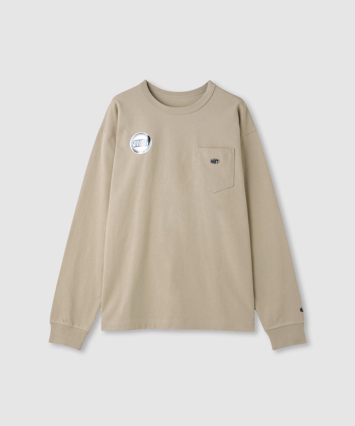 nAvy リラックスフィット ヘビーウェイト長袖Tシャツ レディース メール便 対応商品