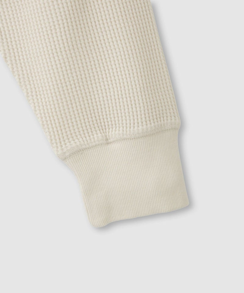 nAvy リラックスフィット ワッフルヘンリーネック長袖Tシャツ レディース メール便 対応商品商品画像-25