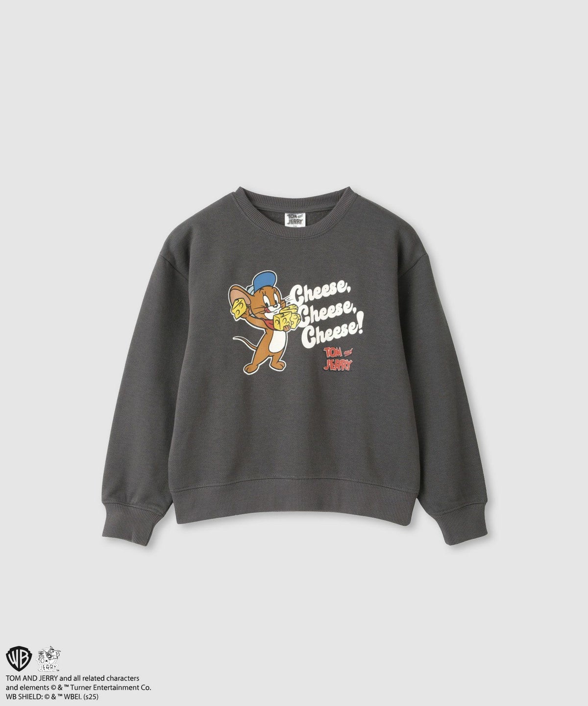 Tom and Jerry ビンテージ調プリントトレーナー キッズ