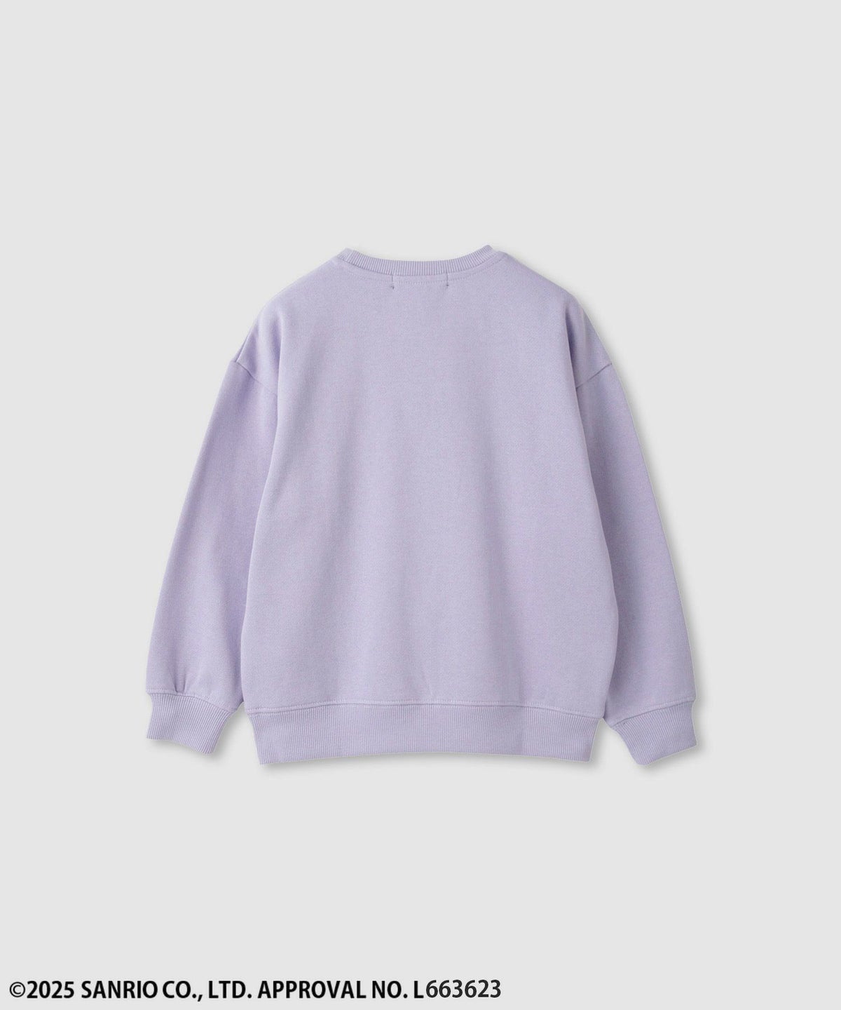 サンリオキャラクターズ クロミ 立体調アート裏起毛トレーナー キッズ
