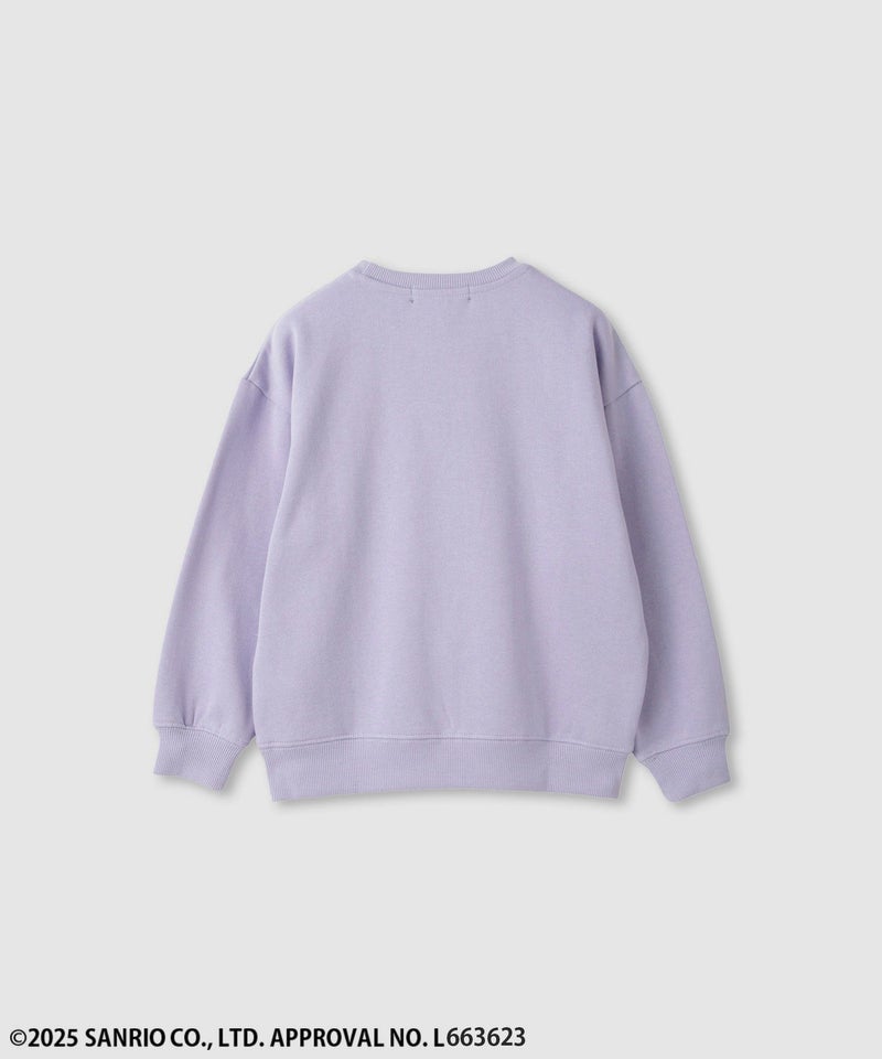 サンリオキャラクターズ クロミ 立体調アート裏起毛トレーナー キッズ商品画像-2