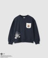 Tom and Jerry 裏起毛ポケット付きトレーナー キッズ商品サムネイル-1
