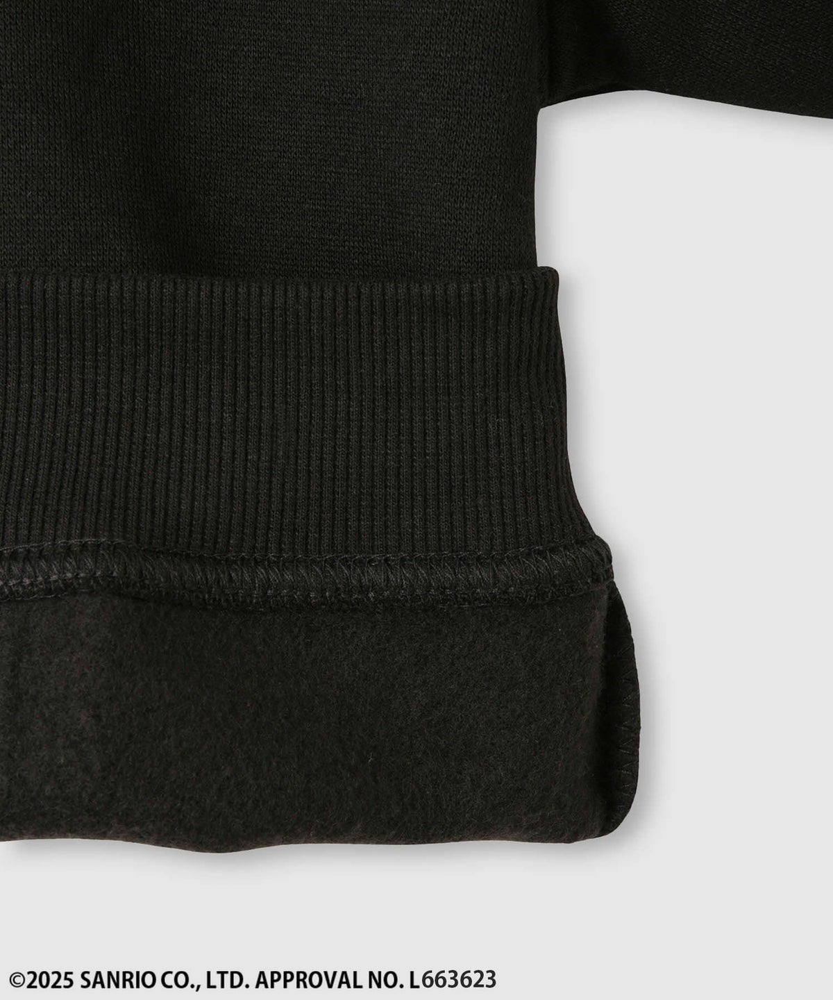 サンリオキャラクターズ クロミ 裏起毛トレーナー キッズ