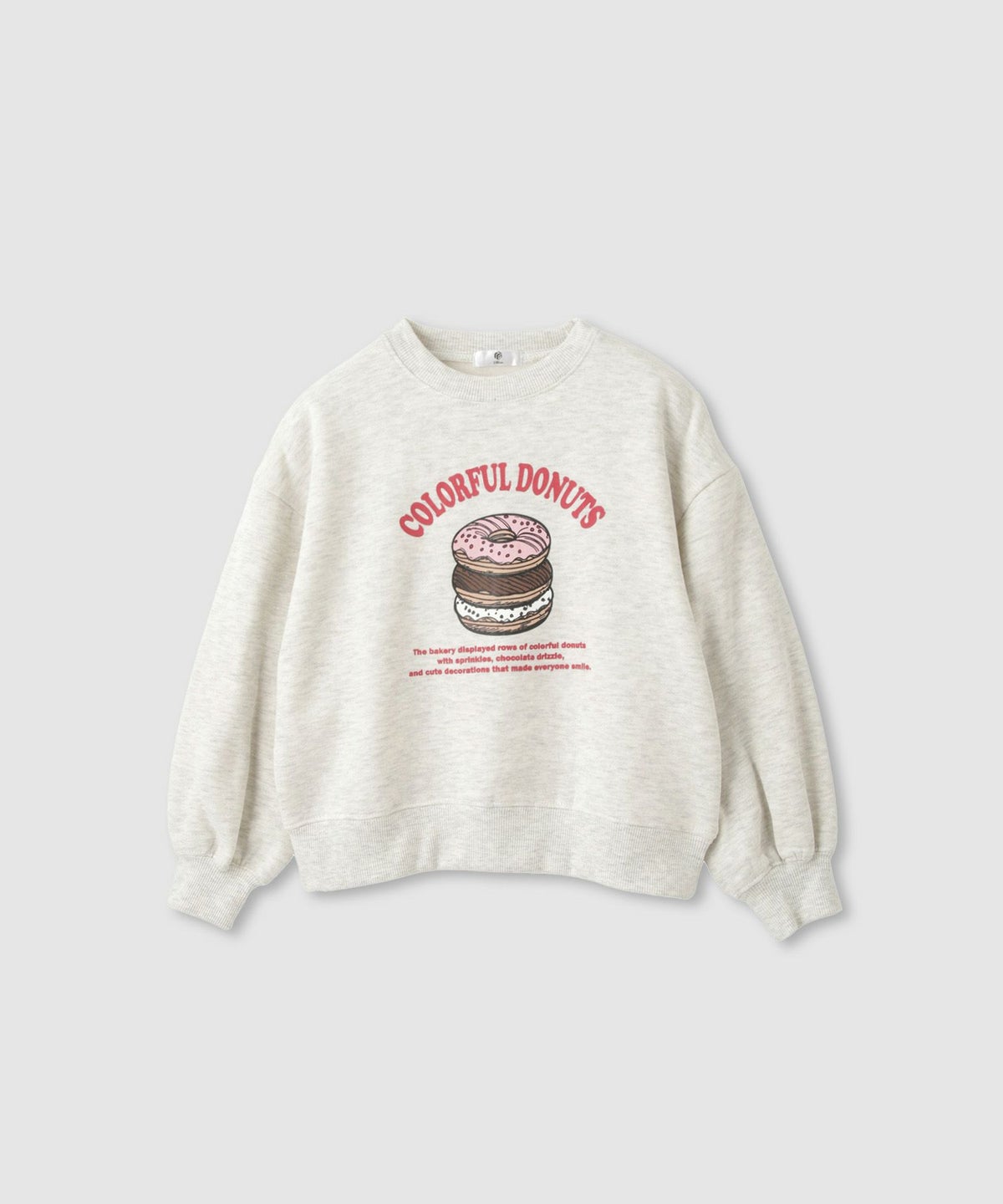 T-GRAPHICS 裏起毛ラバープリントトレーナー キッズ