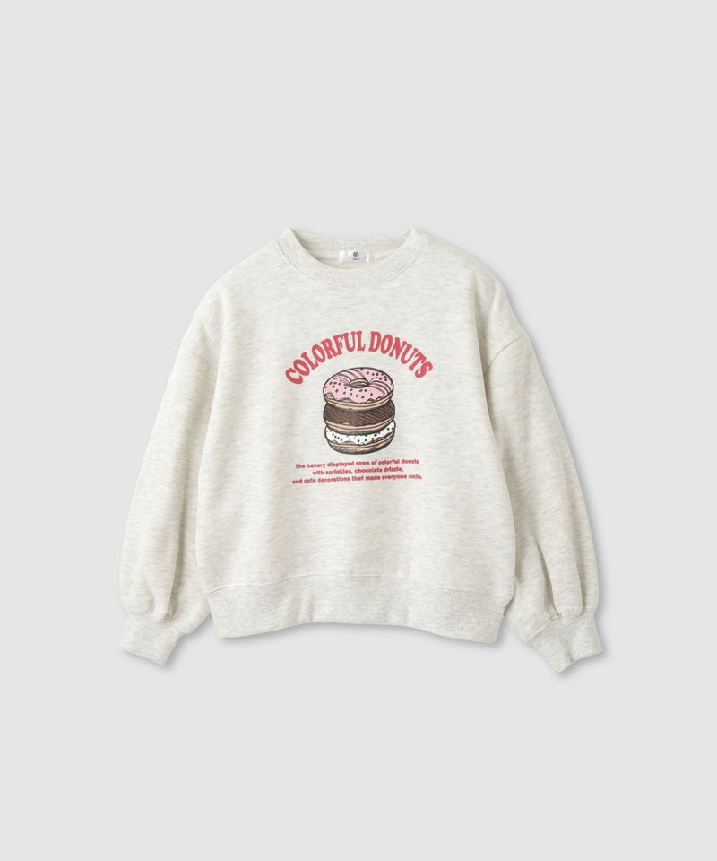 T-GRAPHICS 裏起毛ラバープリントトレーナー キッズ商品画像-2