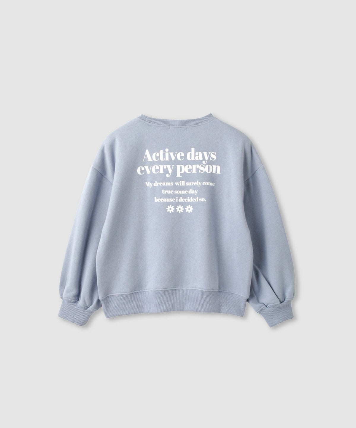 T-GRAPHICS 裏起毛ラバープリントトレーナー キッズ