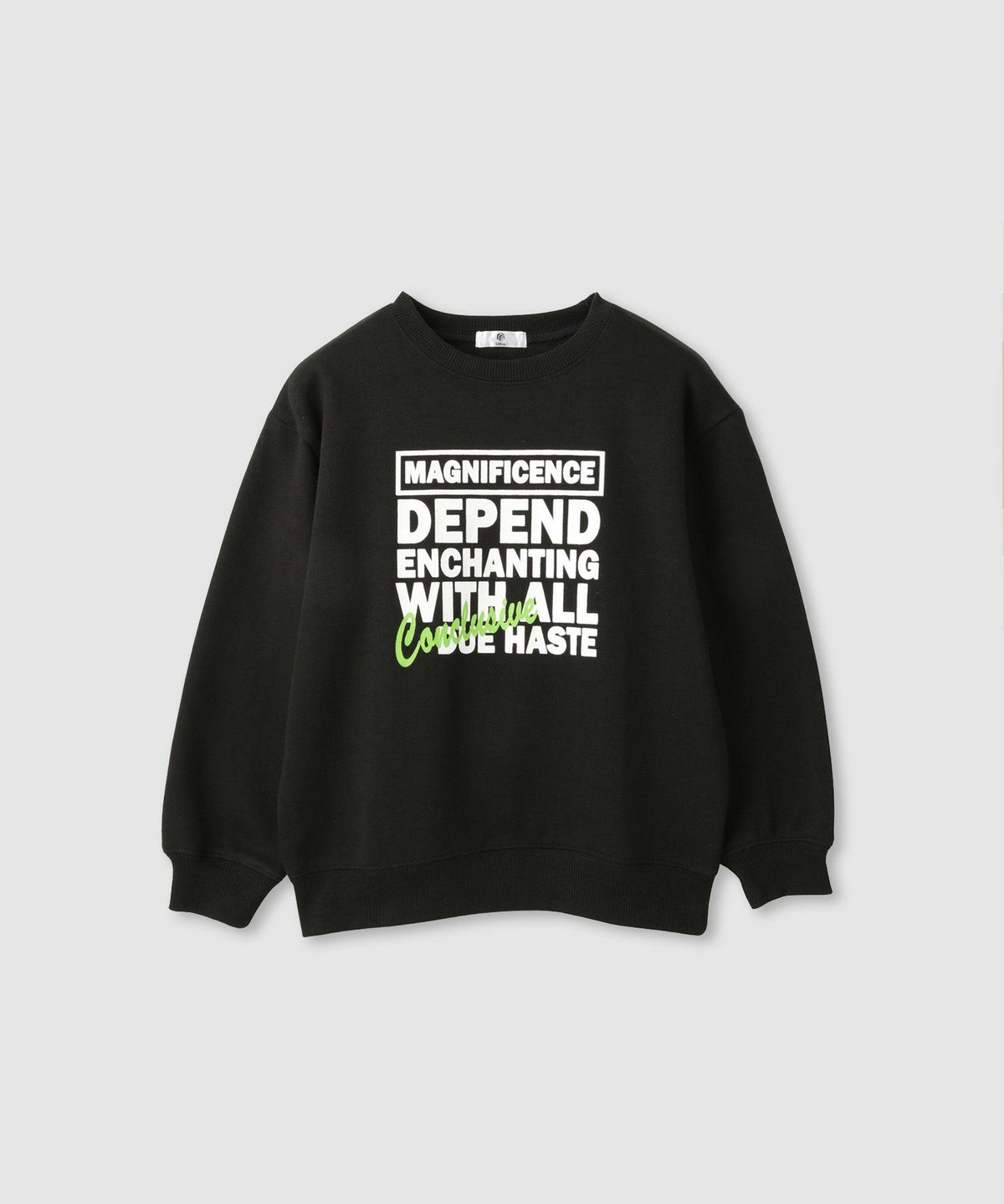 T-GRAPHICS 裏起毛ラバープリントトレーナー キッズ