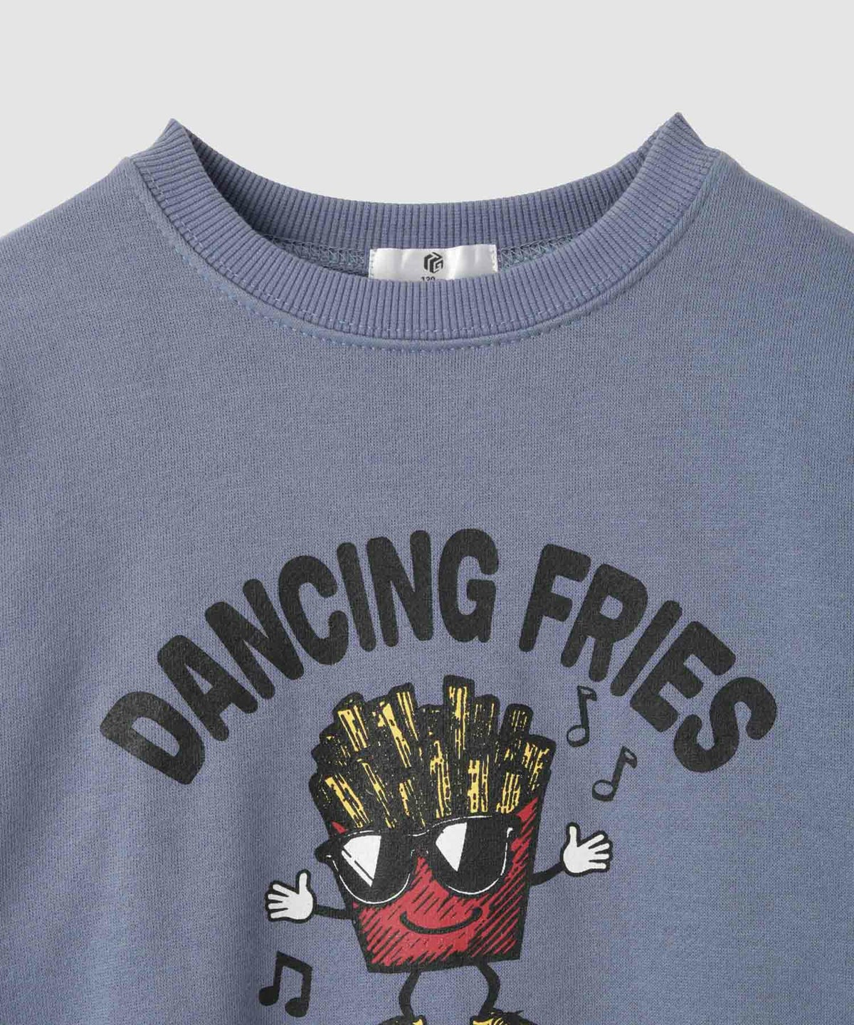 T-GRAPHICS 裏起毛ラバープリントトレーナー キッズ