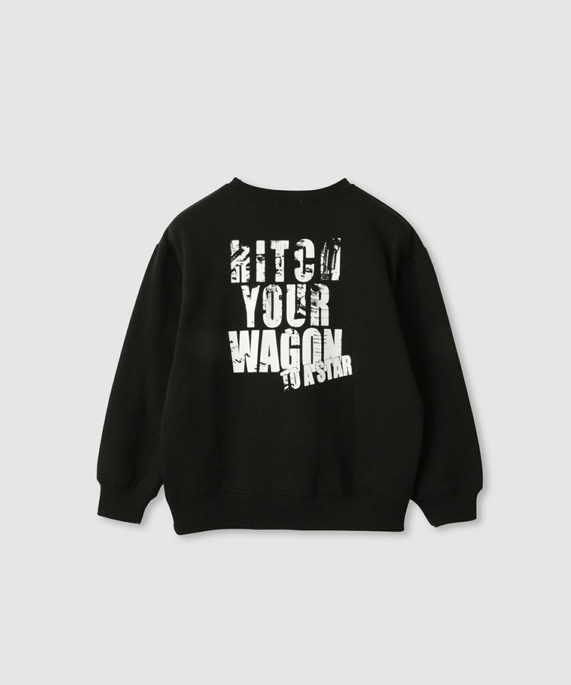 T-GRAPHICS 裏起毛ラバープリントトレーナー キッズ商品画像-1