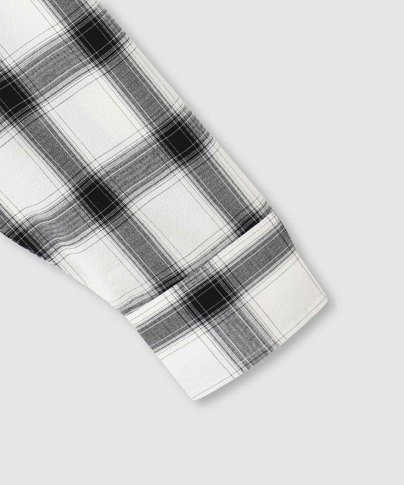 milli de l'air キーネックチェックブラウス レディース商品画像-16