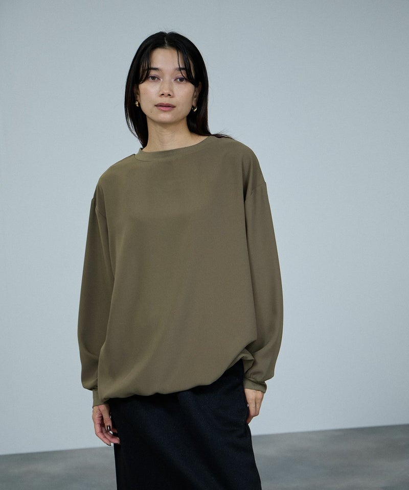 milli de l'air オーバーサイズブラウジングTブラウス レディース商品画像-4