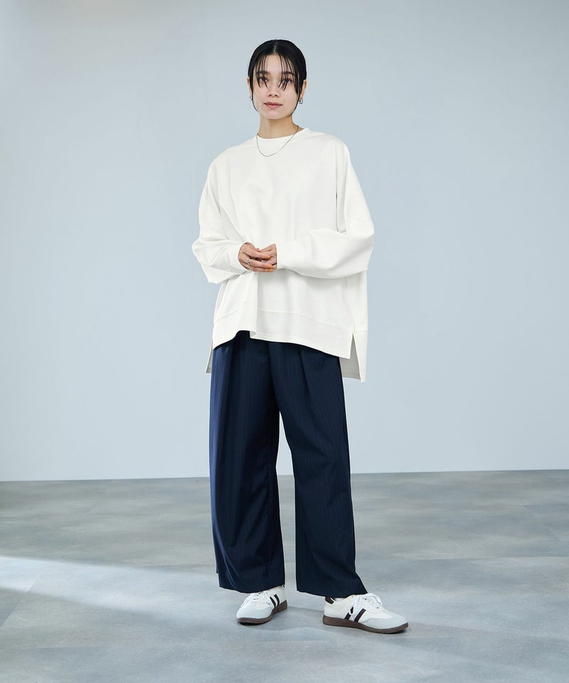 milli de l'air AIRier ダンボール素材ボクシーカットソー レディース メール便 対応商品商品画像-8