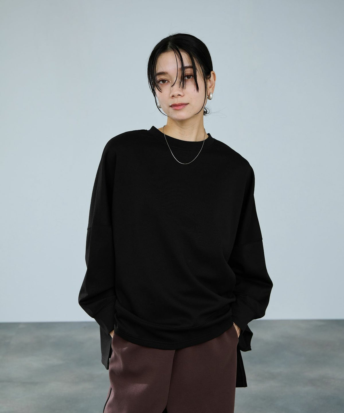 milli de l'air AIRier ダンボール素材ボクシーカットソー レディース メール便 対応商品