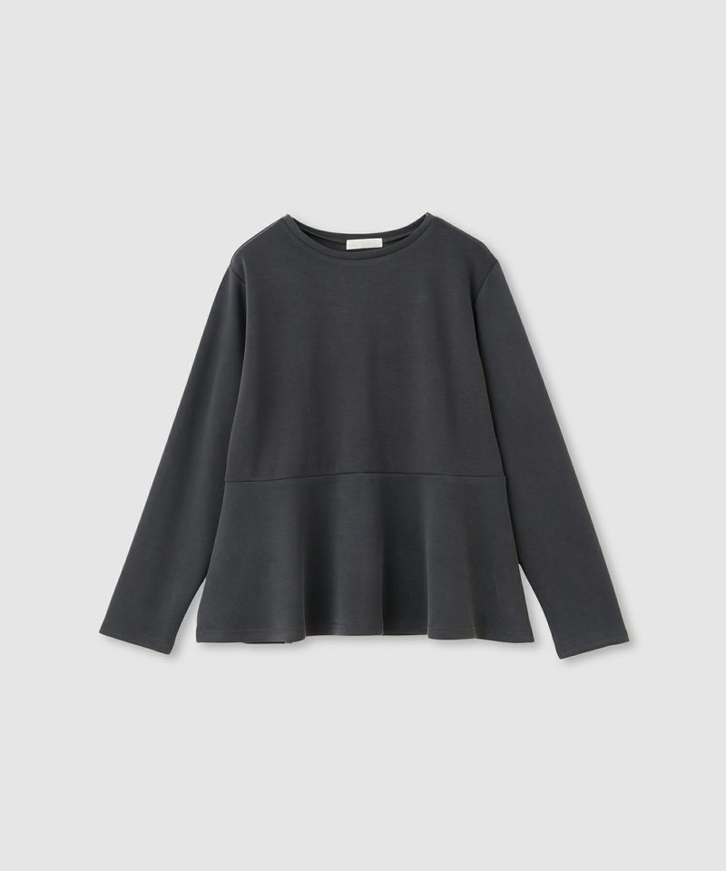 milli de l'air ピーチスムースペプラムカットソー レディース メール便 対応商品商品画像-18