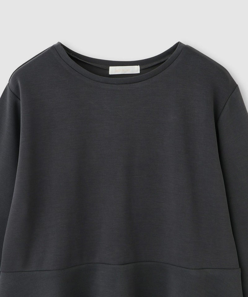 milli de l'air ピーチスムースペプラムカットソー レディース メール便 対応商品商品画像-22