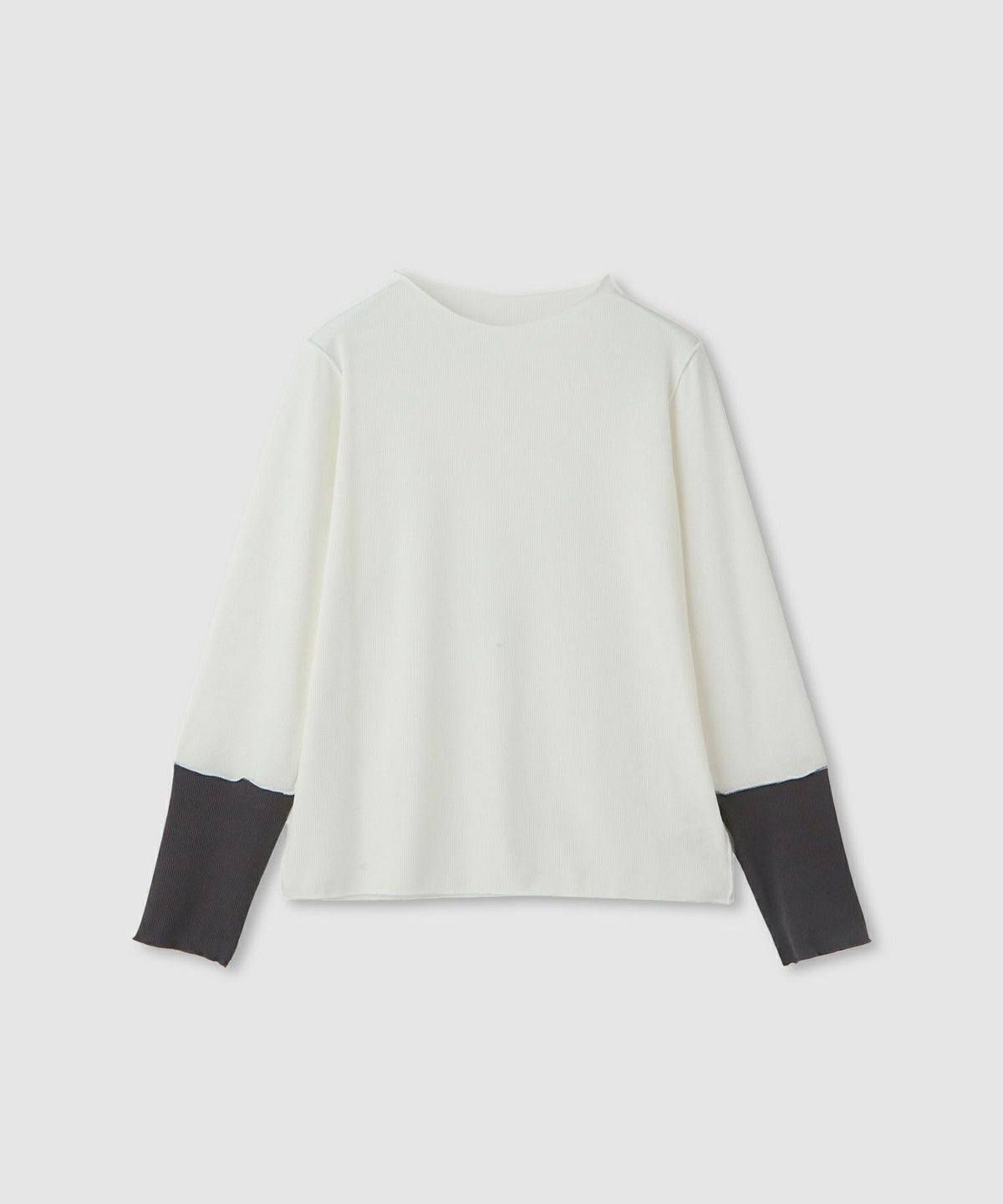 milli de l'air 配色カフプリーツカットソー レディース メール便 対応商品