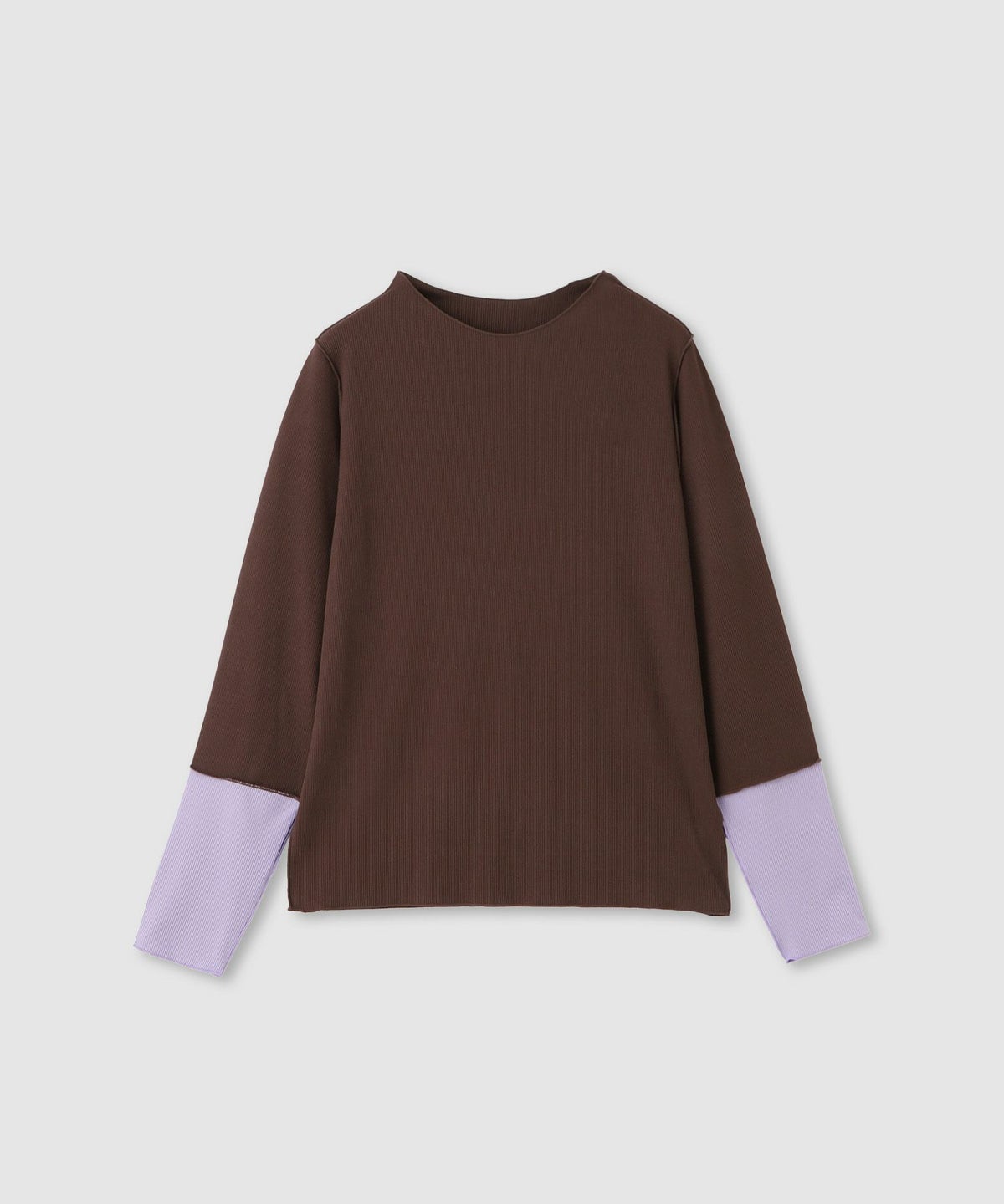 milli de l'air 配色カフプリーツカットソー レディース メール便 対応商品