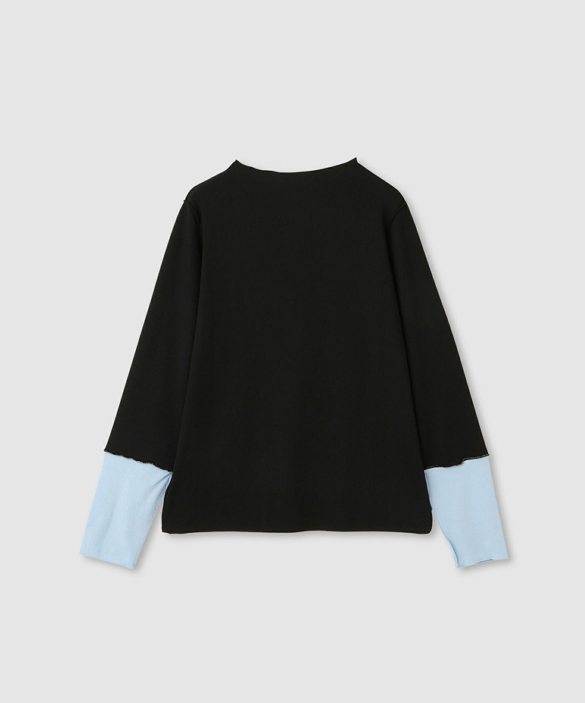 milli de l'air 配色カフプリーツカットソー レディース メール便 対応商品