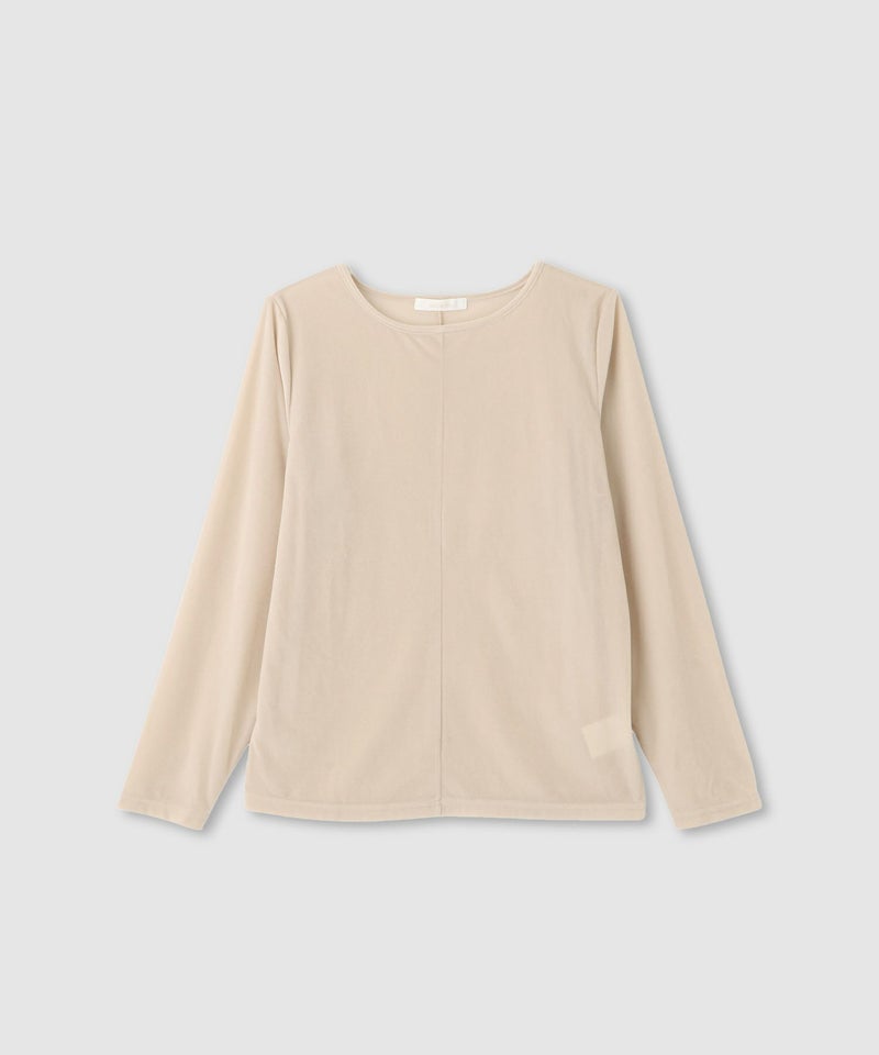 milli de l'air ベロアセンターシームカットソー レディース メール便 対応商品商品画像-2