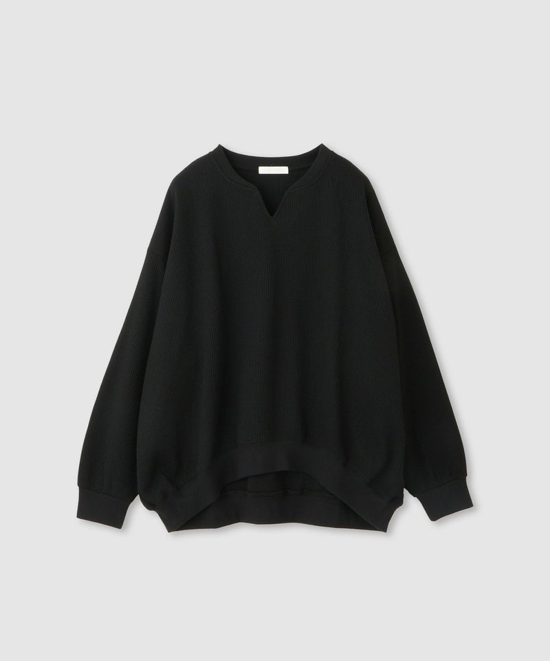 milli de l'air ワッフルキーネックカットソー レディース メール便 対応商品商品画像-19