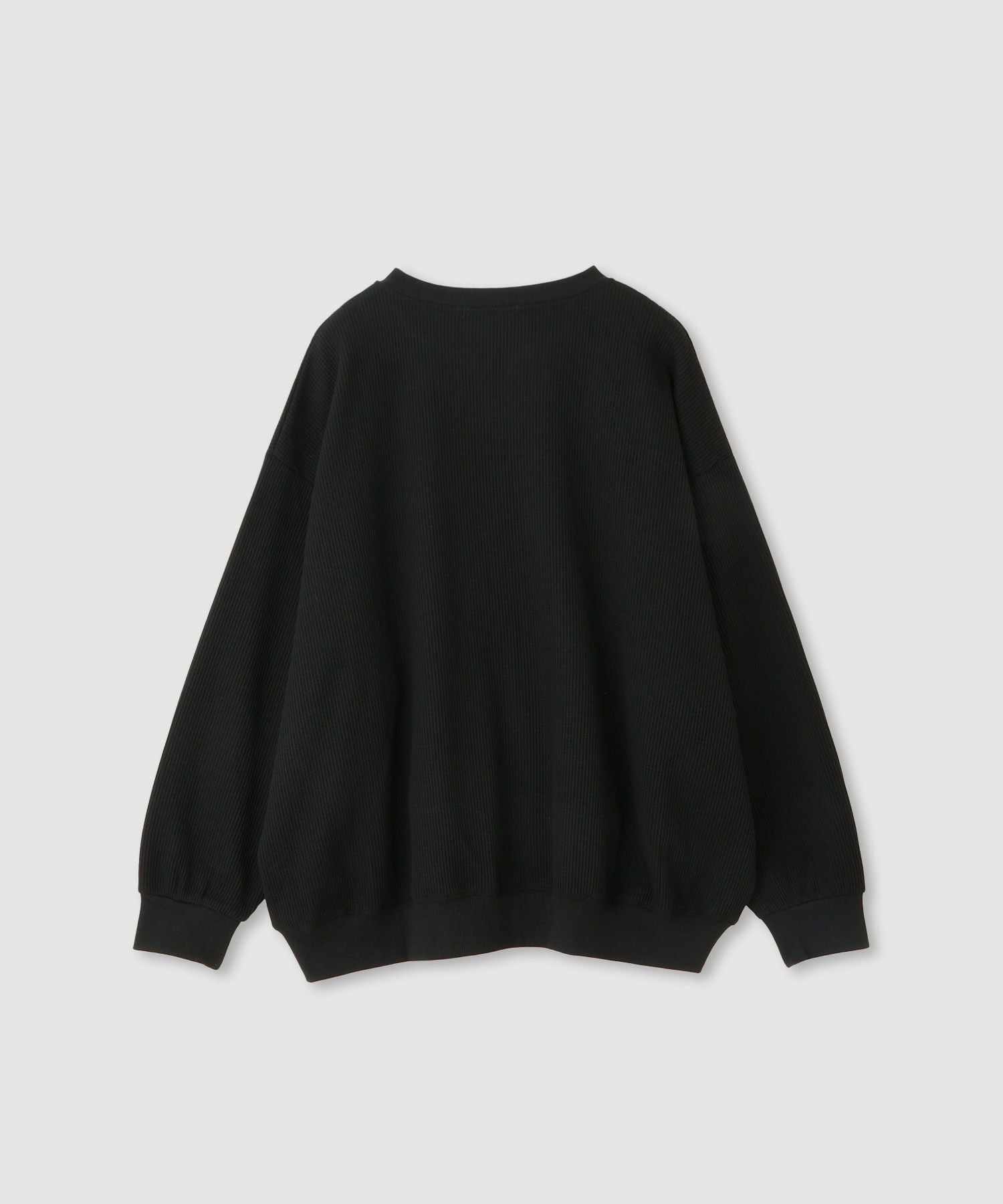 milli de l'air ワッフルキーネックカットソー レディース