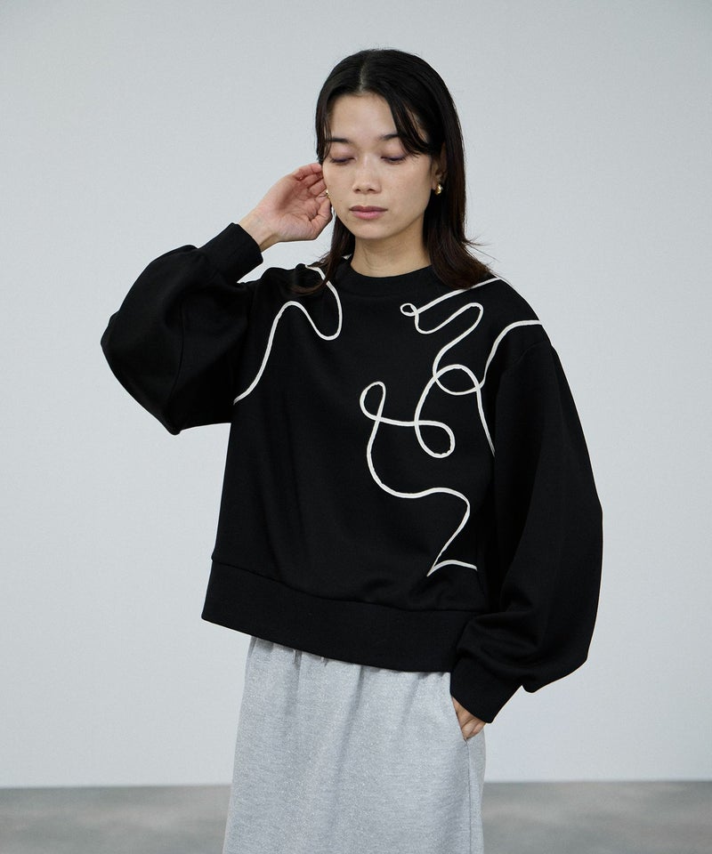 milli de l'air AIRier コードアートスウェット レディース商品画像-1