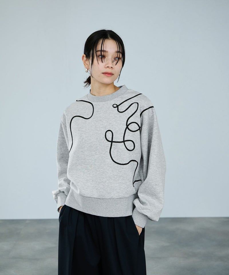 milli de l'air AIRier コードアートスウェット レディース商品画像-3