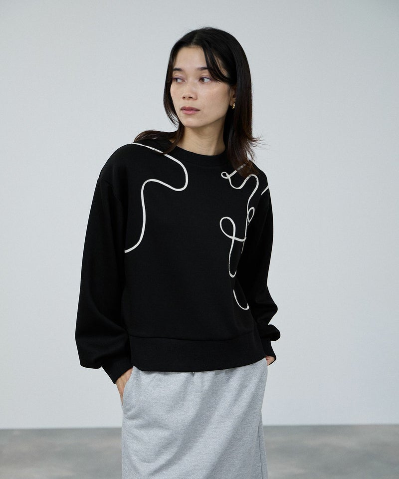 milli de l'air AIRier コードアートスウェット レディース商品画像-4