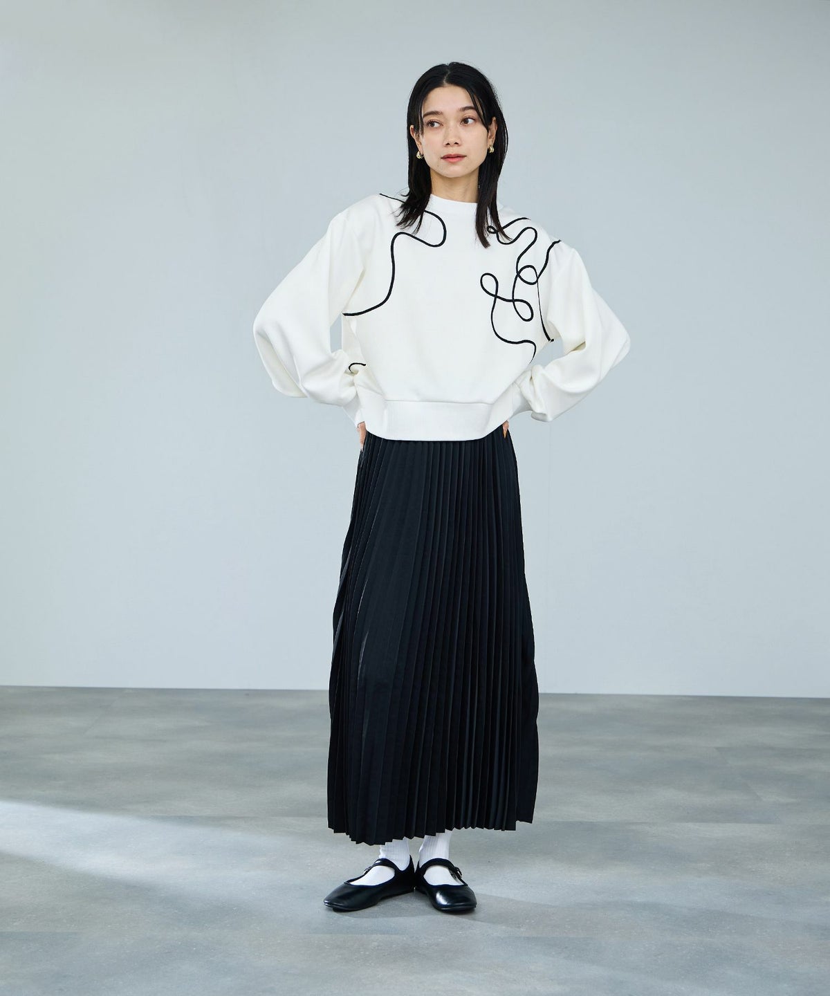 milli de l'air AIRier コードアートスウェット レディース