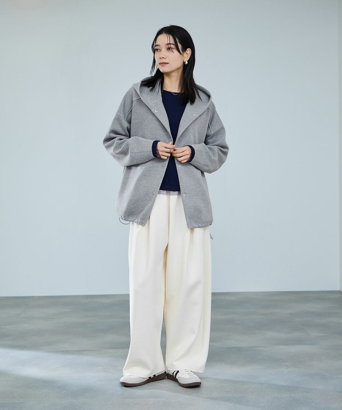 milli de l'air AIRier オーバーパーカー レディース