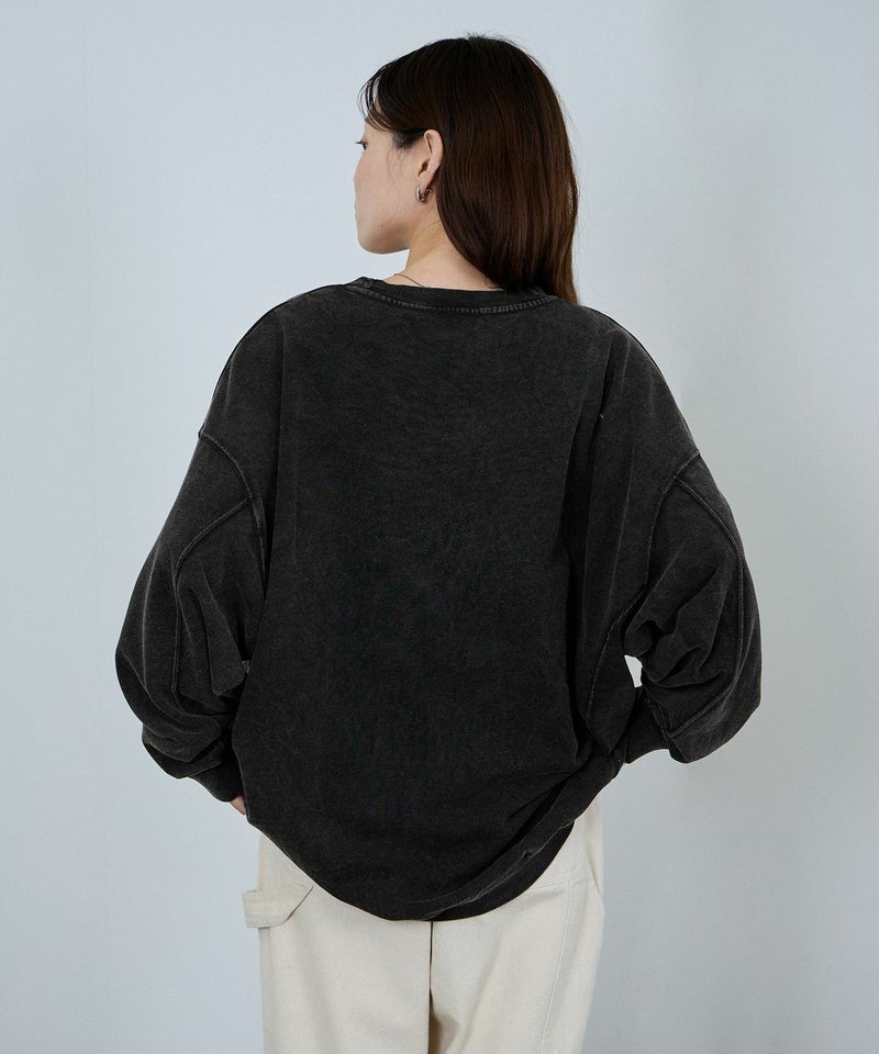 nAvy  ヘビーウェイト裏毛アシッド加工スウェット レディース商品画像-16