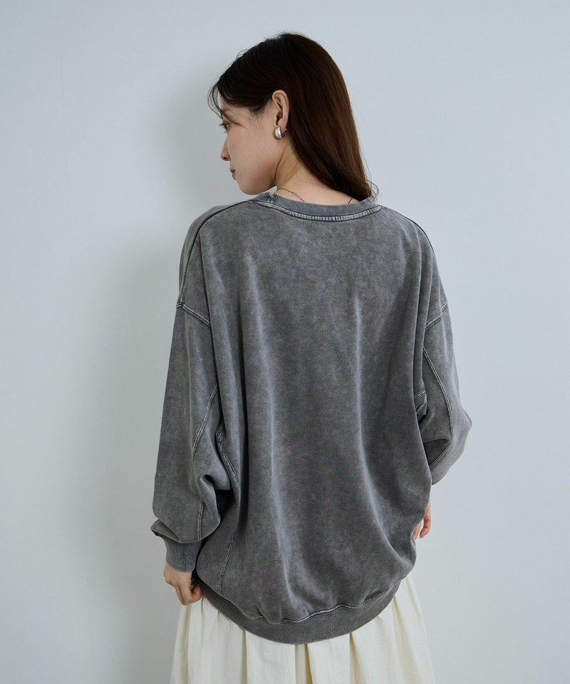 nAvy  ヘビーウェイト裏毛アシッド加工スウェット レディース商品画像-22