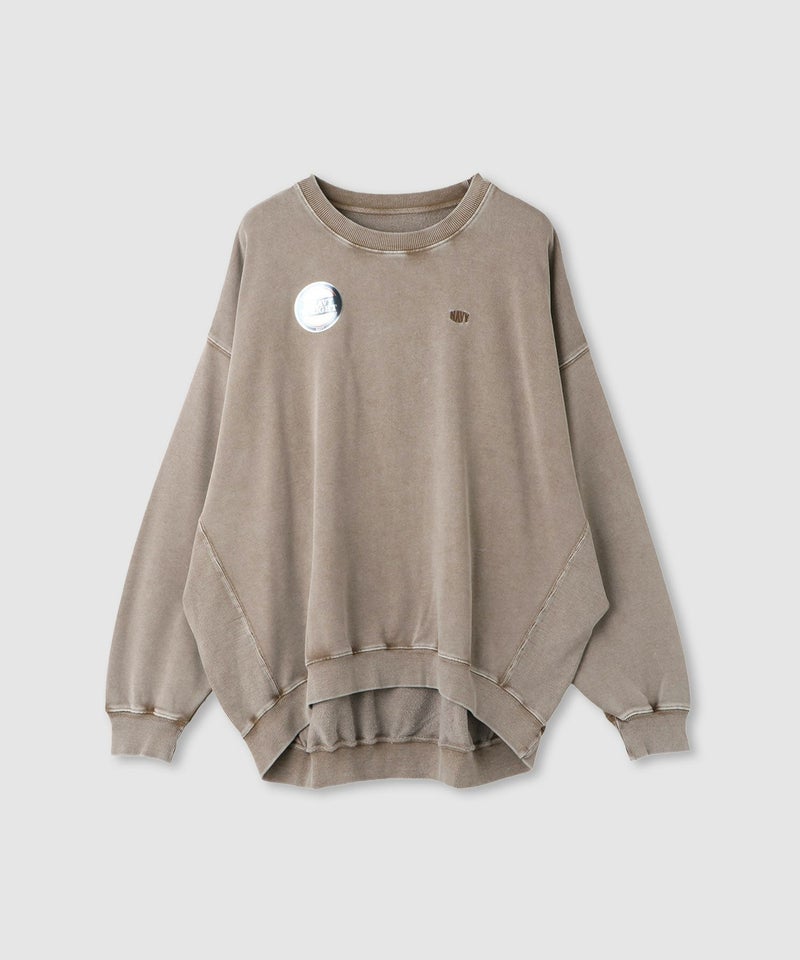 nAvy ヘビーウェイト裏毛アシッド加工スウェット レディース商品画像-35