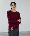 [期間限定knit]milli de l'air ComfEase ボタンスリーブニット レディース商品サムネイル-4