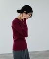 [期間限定knit]milli de l'air ComfEase ボタンスリーブニット レディース商品サムネイル-21