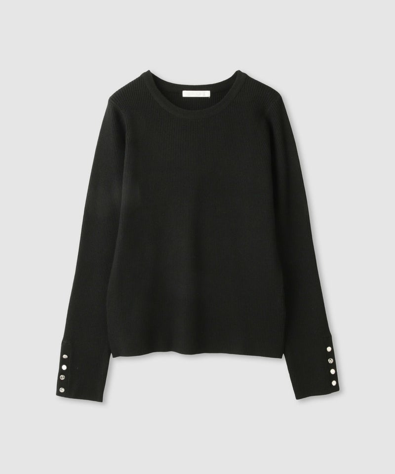 milli de l'air ComfEase ボタンスリーブニット レディース商品画像-27