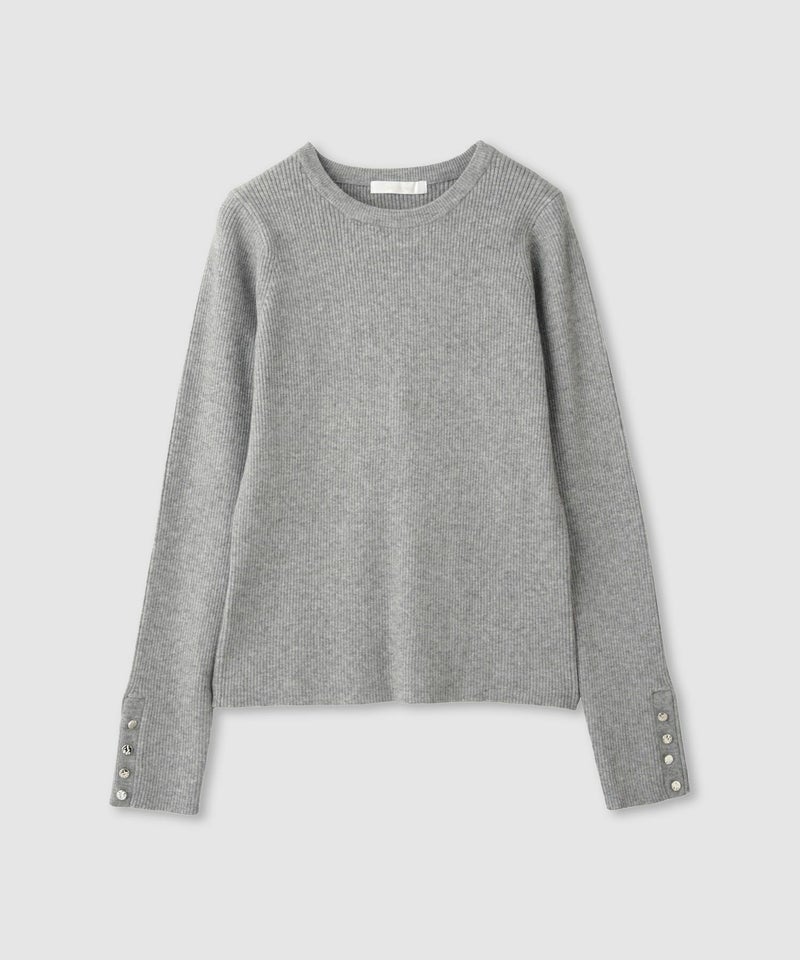 [期間限定knit]milli de l'air ComfEase ボタンスリーブニット レディース商品画像-29