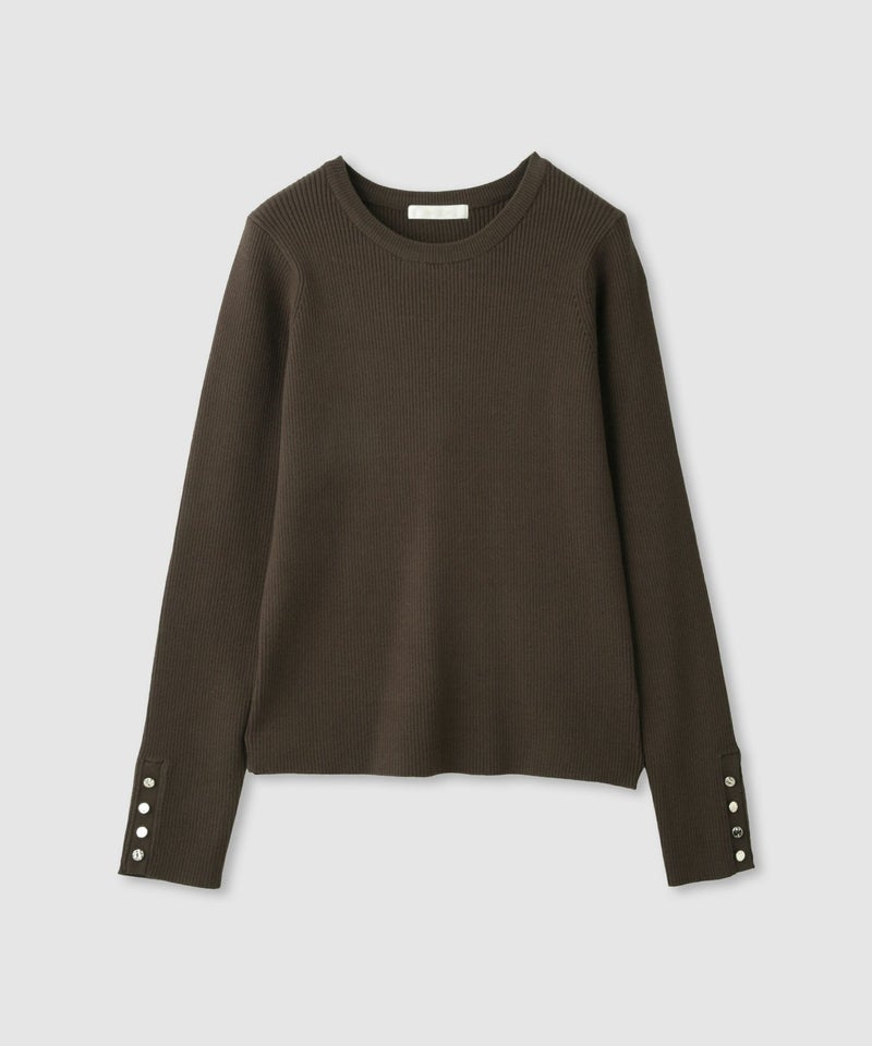 milli de l'air ComfEase ボタンスリーブニット レディース商品画像-31