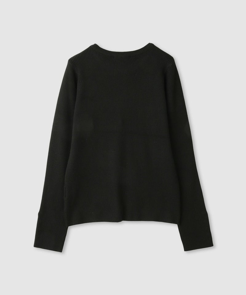 milli de l'air ComfEase ボタンスリーブニット レディース商品画像-32