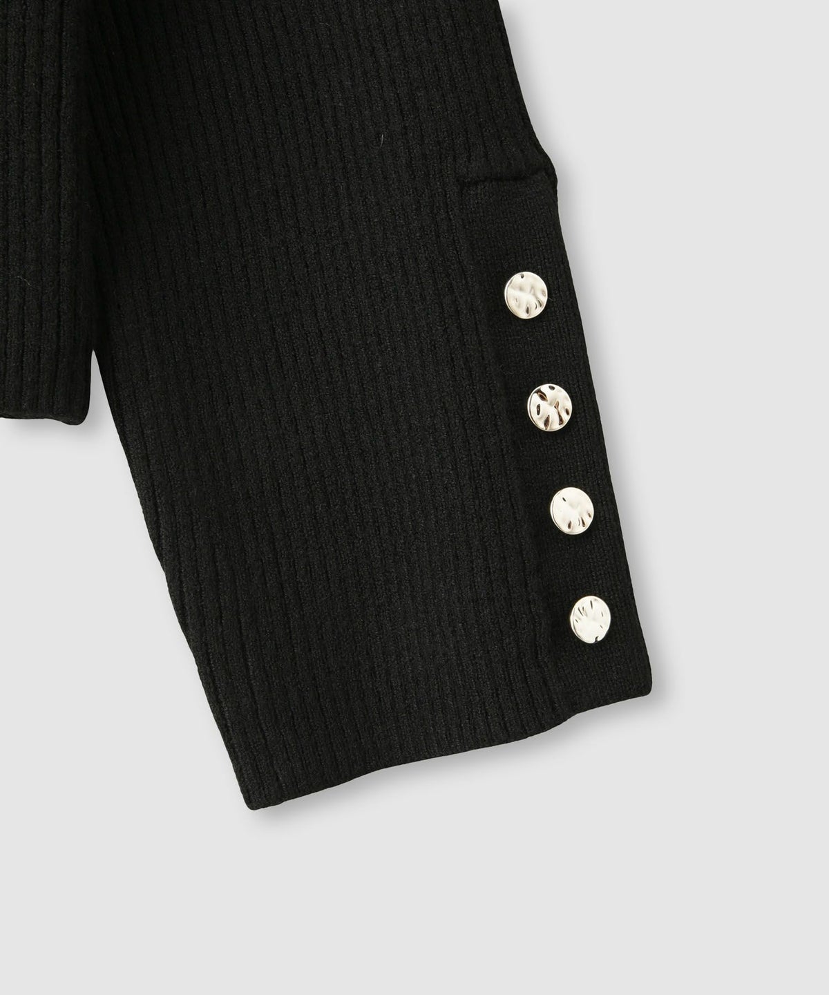 milli de l'air ComfEase ボタンスリーブニット レディース