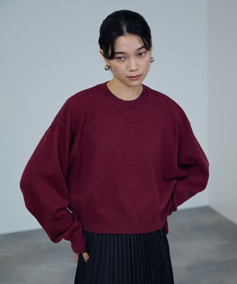 [期間限定knit]milli de l'air ComfEase ボクシーニット レディース商品画像-1