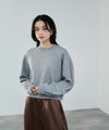 [期間限定knit]milli de l'air ComfEase ボクシーニット レディース商品サムネイル-2