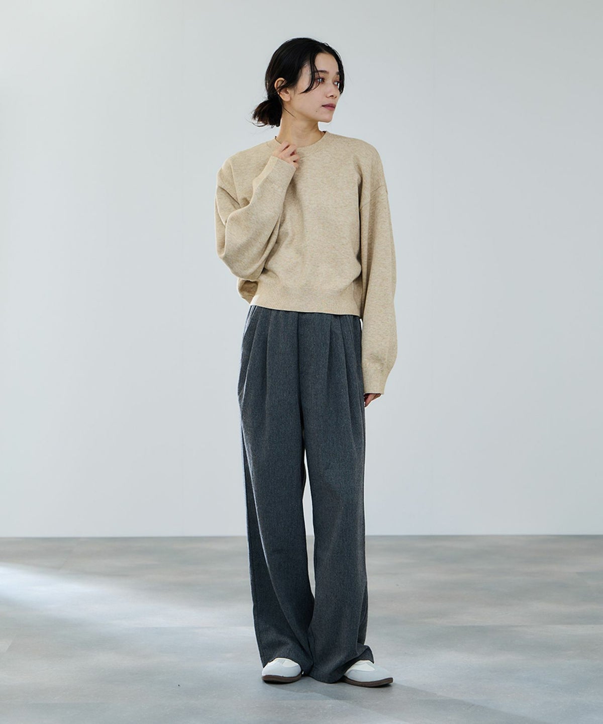 milli de l'air ComfEase ボクシーニット レディース