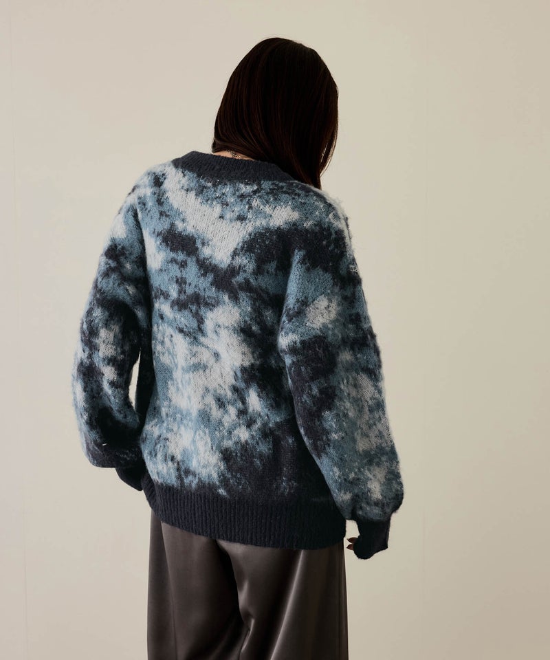 nAvy モヘヤタッチマーブルニット レディース商品画像-7