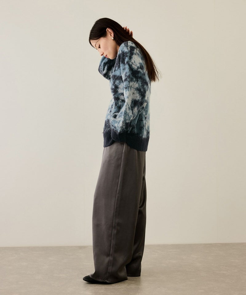 [期間限定knit]nAvy  モヘヤタッチマーブルニット レディース商品画像-8